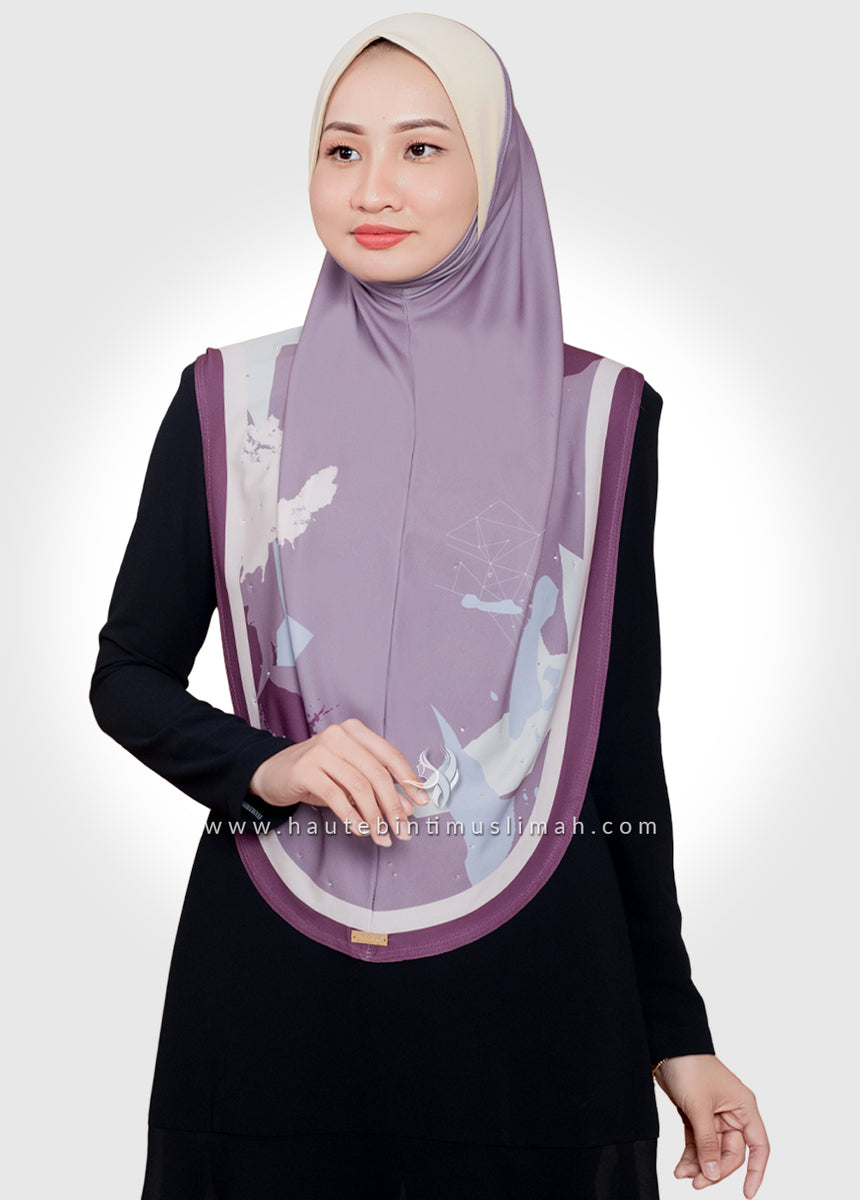 New Arrival Muslimah Style Wania Tudung Sarung With Awning Scuba By Haute  Binti Muslimah Design#6